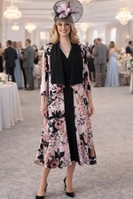 CHESCA Size 14 16 Floral DRESS