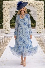 Gina Bacconi Size 24 Blue