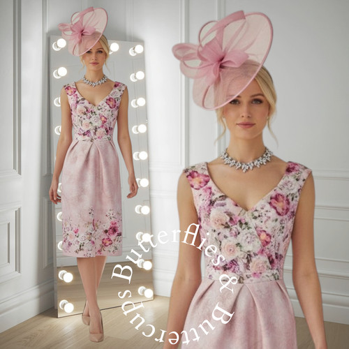 Quiz size pink midi - quiz, dress