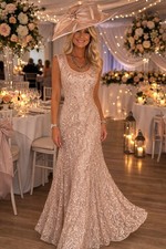 CHESCA Size 24 26 Blush Lace